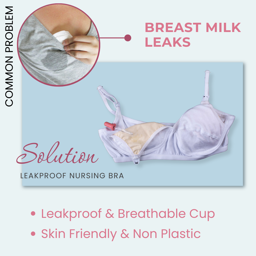 Buy Morph, Leakproof Feeding Bra for Pragnant Women, Leakproof &  Breathable Cups Prevents Milk Leaks, Non Padded & Non Wired, Drop Cup for  Easy Feeding