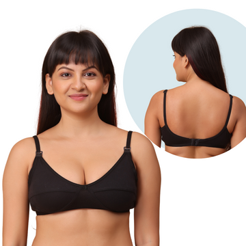 Nursing Bras-Black -  Pack of 3