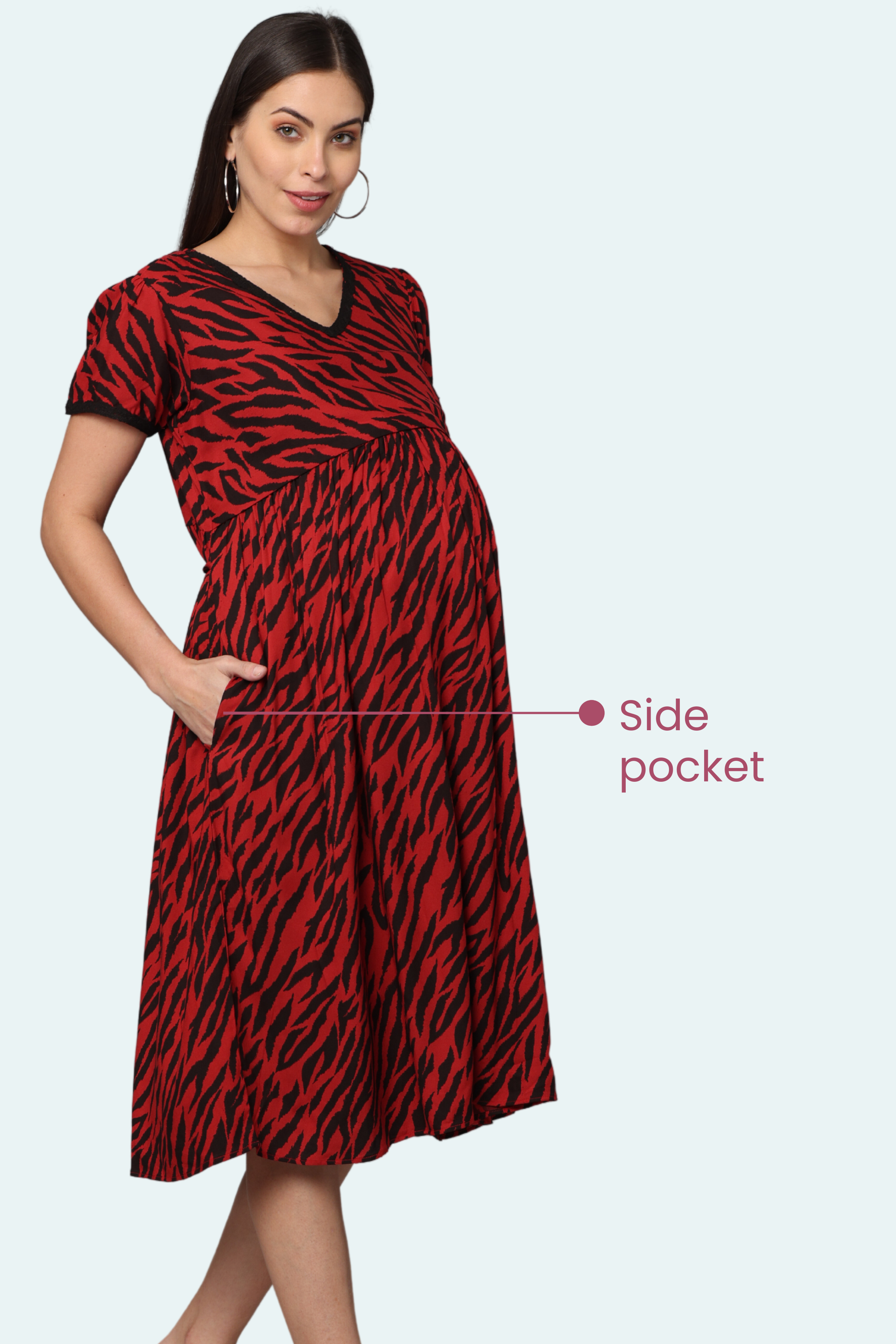 Buy Maternity Cotton Dresses Online - Pregnancy Dress