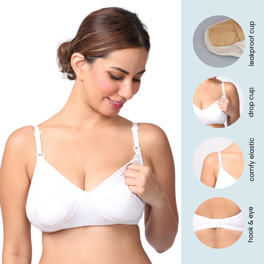 Buy Women Non Padded Maternity/Nurshing Feeding Bra Skin Online In