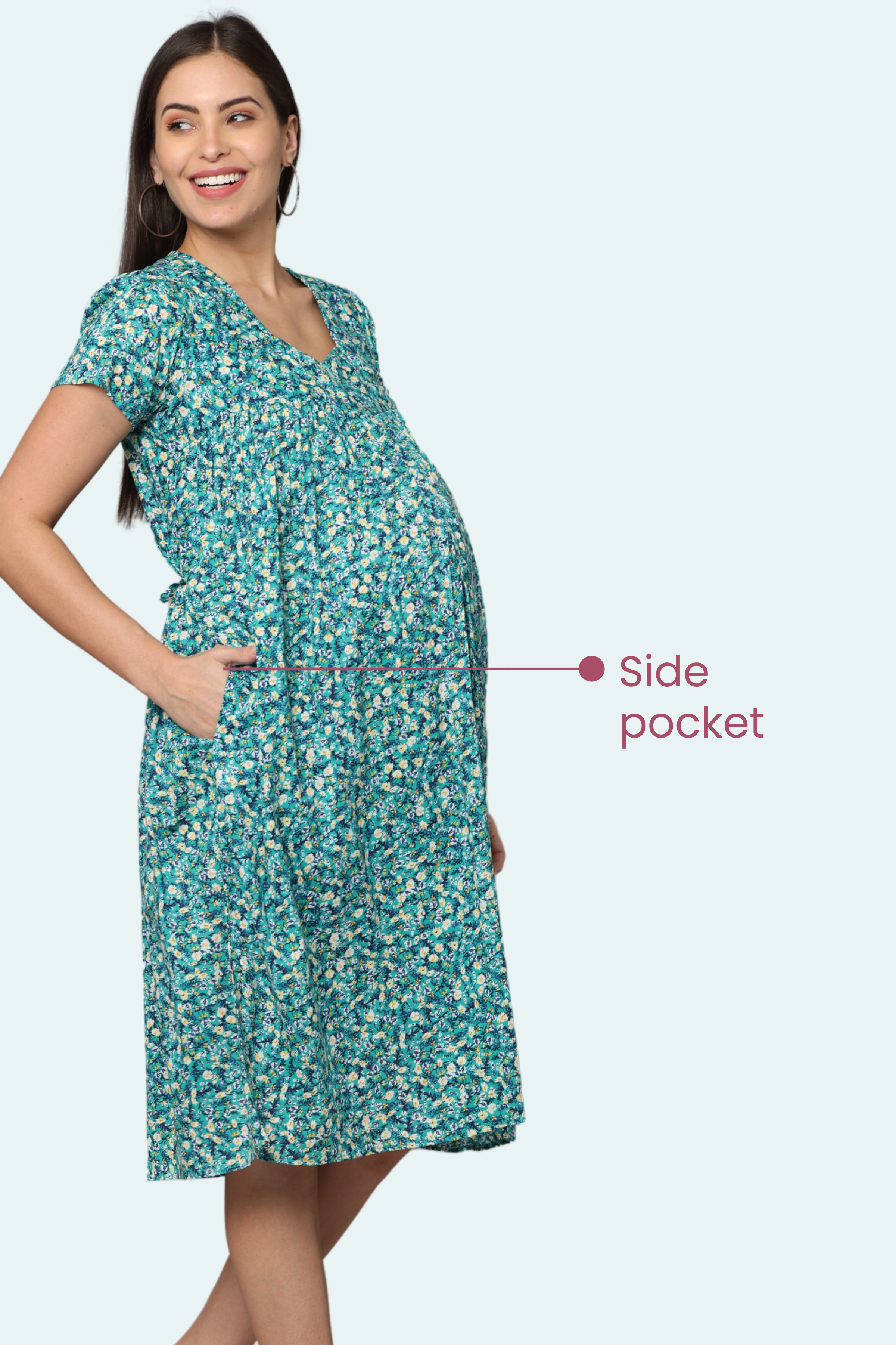 ASOS DESIGN Maternity midi rib … curated on LTK